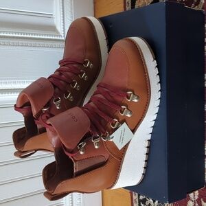 Cole Haan ZeroGrand Hiker Leather Boots. Size 6. NWT